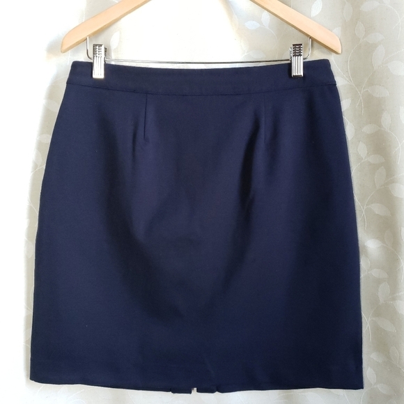 Tommy Hilfiger Retro Sailor Button Front Knit Skirt With Pockets Navy Medium - Picture 9 of 13